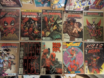 Deadpool 2nd Appearance X-force #2 & #1 1993 & 1994 Solos #1s  Lot Of 10