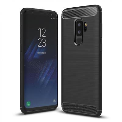 SAMSUNG GALAXY S9+ PLUS ULTRA SLIM FIT CARBON FIBER CASE REINFORCED BUMPER COVER