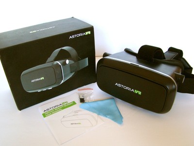 Smart Phone VR Virtual Reality Headset Astoria VR Complete in Box Fits up to 6''