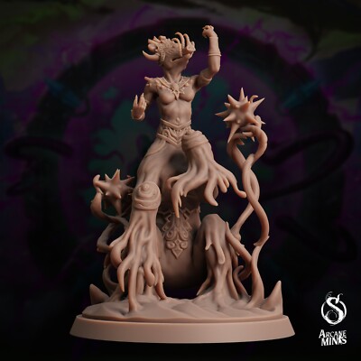 Mud Golem Pose 2 | Arcane Minis | D&D Miniature