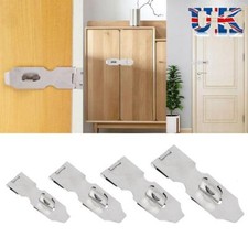 1Pcs Padlock Clasp Window Staple Hasp Staple Shed Latch Durable Door Lock