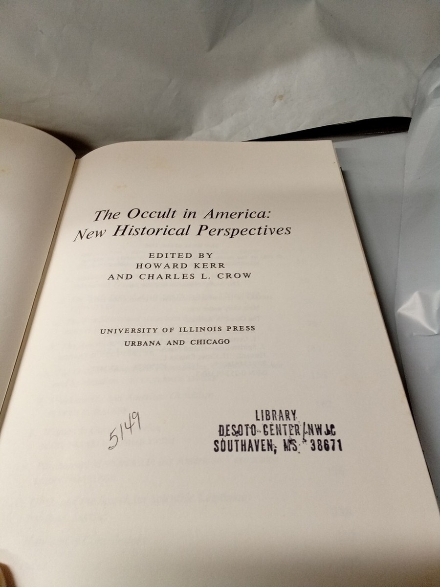 洋書 The Occult in America by Kerr The Occult In America, New Historical Perspectives by Howard