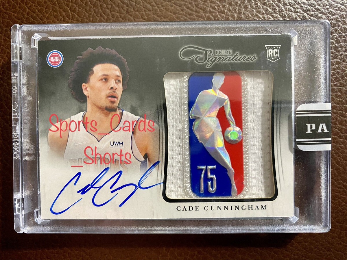 NBAカード Cade Cunningham RC 直筆サインカード 2021-22 Panini NBA Hoops Cade Cunningham Rookie Card RC #201