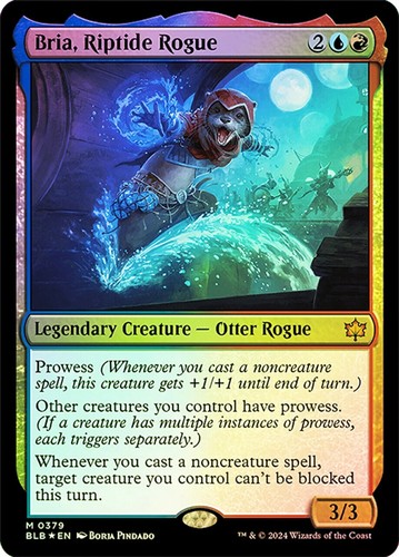 MTG ** FOIL ** Bria, Riptide Rogue - Bloomburrow