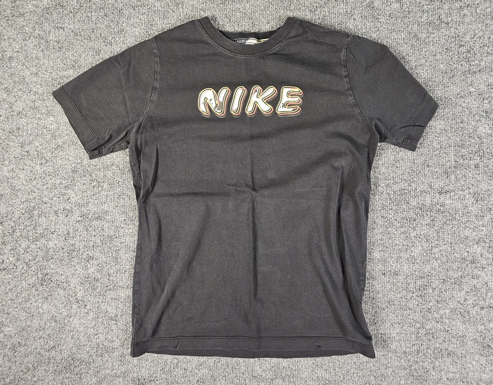 Nike Shirt Boys Extra Large Black Graphic Logo Athletic Tee Short Sleeve Casual