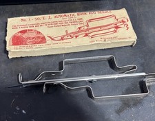 Antique Ez So. No. 3 Automatic Hook Rug Needle Hooker USA 7 Needle Original Box
