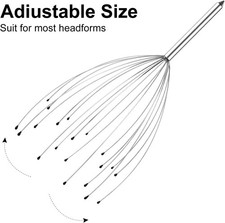 Scalp Massagers Octopus Head Massage Stainless Steel 12 Claw Scratcher for Deep