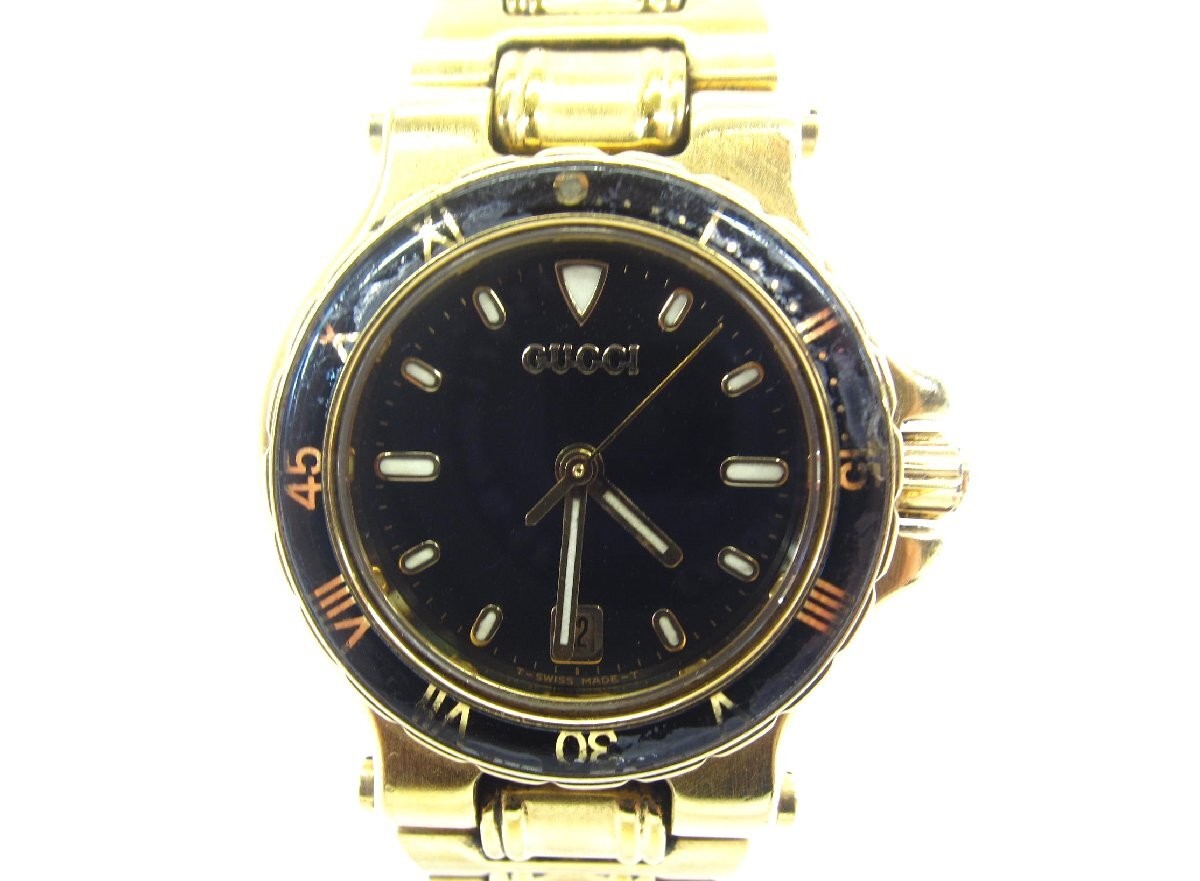 GUCCI 9800L Gold watch for sale online | eBay