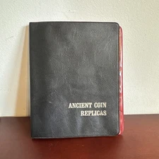 1950’s Ancient Coin Replicas 5 Coins Set in Vinyl Folder