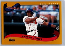 2002 Topps #110 Andruw Jones Base Braves