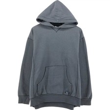  USED Levi's plain blank sweatshirt/hoodie, size M Made in Pakistan Gray JAPAN
