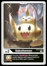 Sakuttomon ST13-01 Starter Deck 13 Uncommon Digimon TCG NM