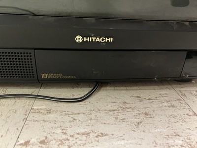 1993 Hitachi 20” TV Color Television CRT Vintage Video Gaming