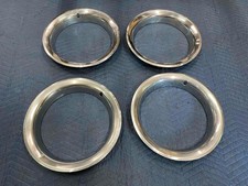 73-87 Chevy Gmc Square Body Truck 4 15 Stainless Trim Rings For Rally Wheels 73-87 Chevy Gmc Square Body Truck 4 15 Stainless Trim Rings For Rally Wheels