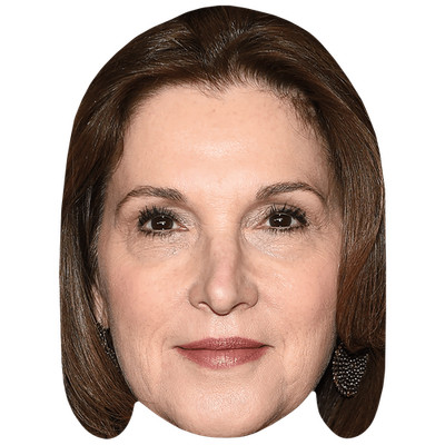 Barbara Broccoli (Lipstick) Celebrity Mask, Flat Card Face, Fancy Dress Mask