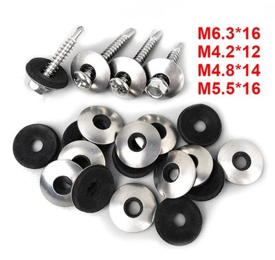 Bonded Sealing Washers For Tek Self Drilling Roofing Screws A2 Stainless Steel