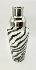 Fun Zebra Print Glass Cocktail Shaker