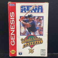 World Series Baseball '96 (Sega Genesis) Tested & Working CIB Secure Shipping