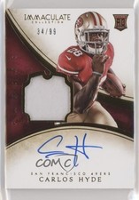 2014 Panini Immaculate /99 Carlos Hyde #122 Rookie Auto RC