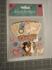 Jolee’s Popped the ? Dimensional Scrapbook Stickers SPJB370 He Question Proposal
