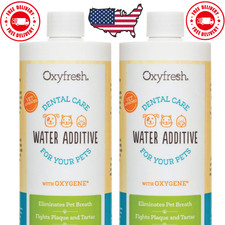 2 Pack Premium Pet Dental Care Solution Pet Water Additive: Best Way to Elimi...