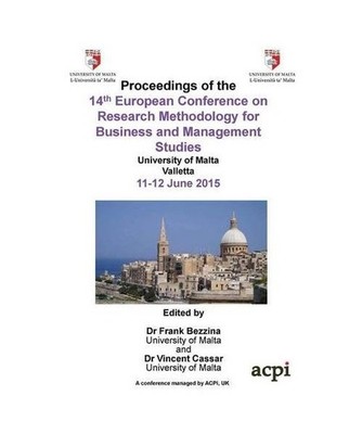 Ecrm 2015 - Proceedings of the 14th European Conference on Research Methodology 