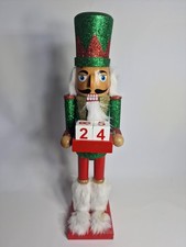 Nut Cracker Advent Callender Stands At 38cm Christmas Ornament Nutcracker