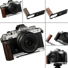 For Nikon zfc Handmade Wooden handle Grip L Plate Alloy Base
