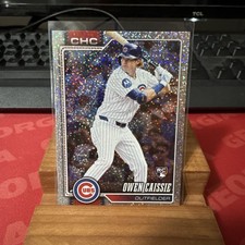 Owen Caissie 2026 Topps Series 1 Confetti Rookie Card RC #233 Chicago Cubs
