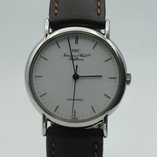 IWC PORTOFINO AUTOMATIK HERREN UHR 34MM 3513 VINTAGE STAHL TOP ZUSTAND IWC081