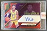 2023-24 Panini Donruss Elite Maxwell Lewis Pen Pals RC Red Auto #/49 Lakers