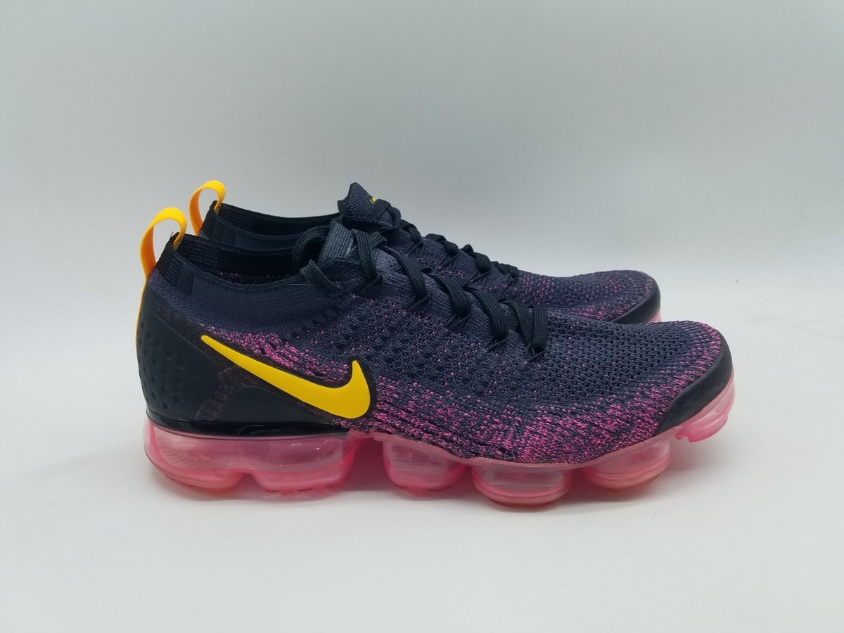 Nike Air VaporMax Flyknit 2 Pink Blast Mens Athletic Shoes Sneakers Size 10.5 Nike Air VaporMax Flyknit 2 Pink Blast | eBay main image 3