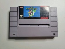 Super Mario World (Super Nintendo) SNES Cartridge - Authentic, Tested & Works
