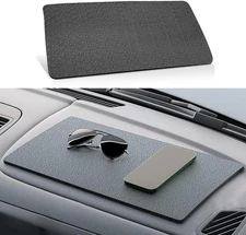 Car Dashboard Anti-Slip Mat 10.6"x5.9" Universal Sticky Rubber Pad