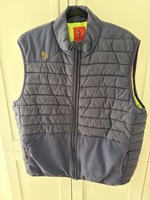 Luke Gilet Men’s Navy Blue XXL Body Warmer Sleeveless Jacket