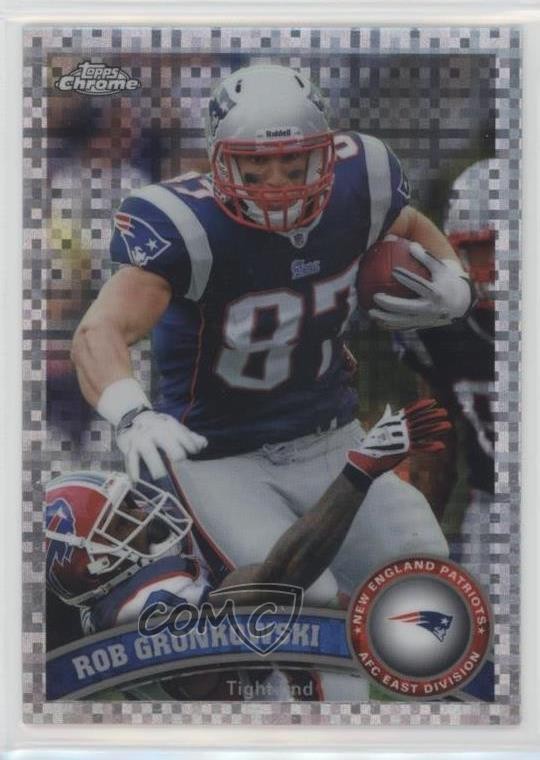 2011 Topps Chrome X-Fractor Rob Gronkowski #132 0gq9