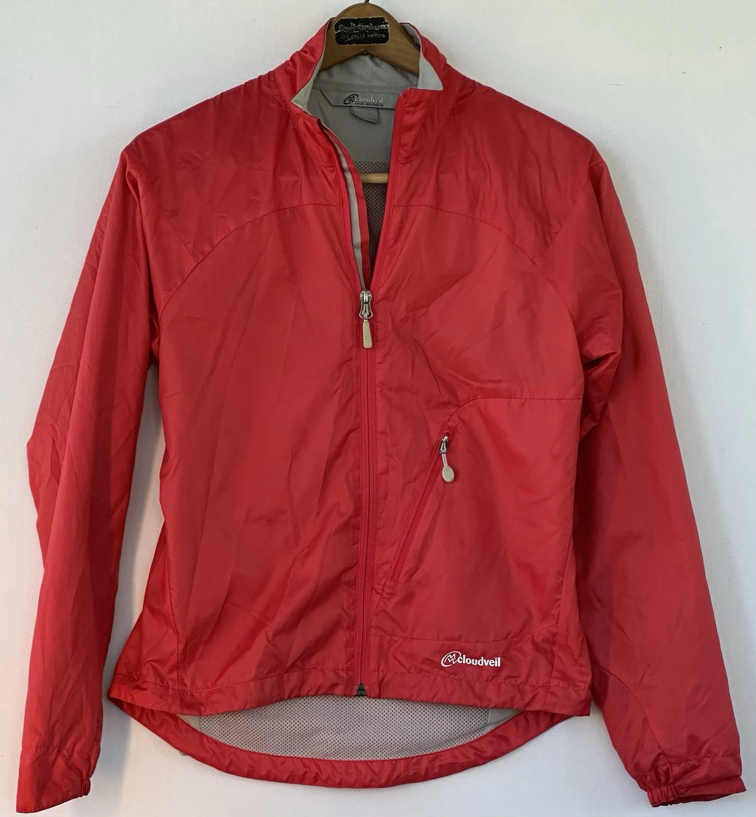 Cloudveil Red Lightweight Athletic Jacket Lined Women's S