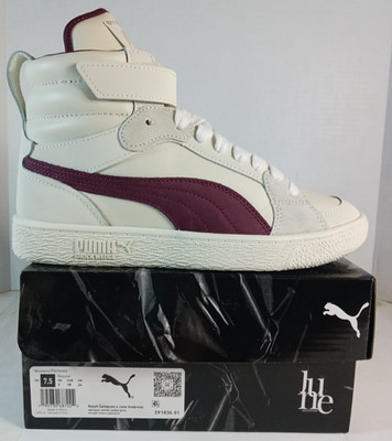 PUMA Ralph Sampson High X June Ambrose Keeping Score White Sneakers Wmns 7.5 US