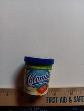 Vintage Play Pretend Miniature Toy Food Colombo Yogurt Rare