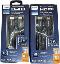 Philips 6ft Premium HDMI Cable 4K 60Hz 18Gbps...