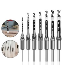Mortising Chisel Drill Bit Square Hole Saw Auger Mortice Woodworking Tools Bits