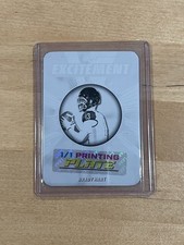 Brady Hart 2025 Leaf Eclectic Football Signature Series 1/1 Printing Plate