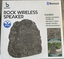 Rock Wireless Speaker Bluetooth Indoor/Outdoor Waterproof 8x5x8x5.5 NEW LOOK