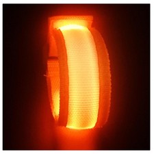 Reflektorband LED-Armband USB aufladbar, reflektierende Laufarmband