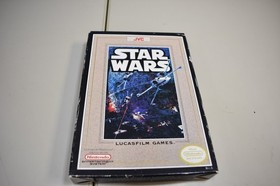 Vintage 1991 Original Nintendo NES Star Wars Cartridge & Box Tested Working