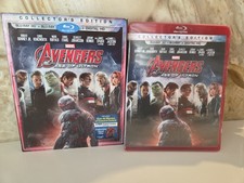 MARVEL AVENGERS: AGE OF ULTRON 3D/2D BLU RAY 2 DISC SET With SLIPCOVER RED CASE