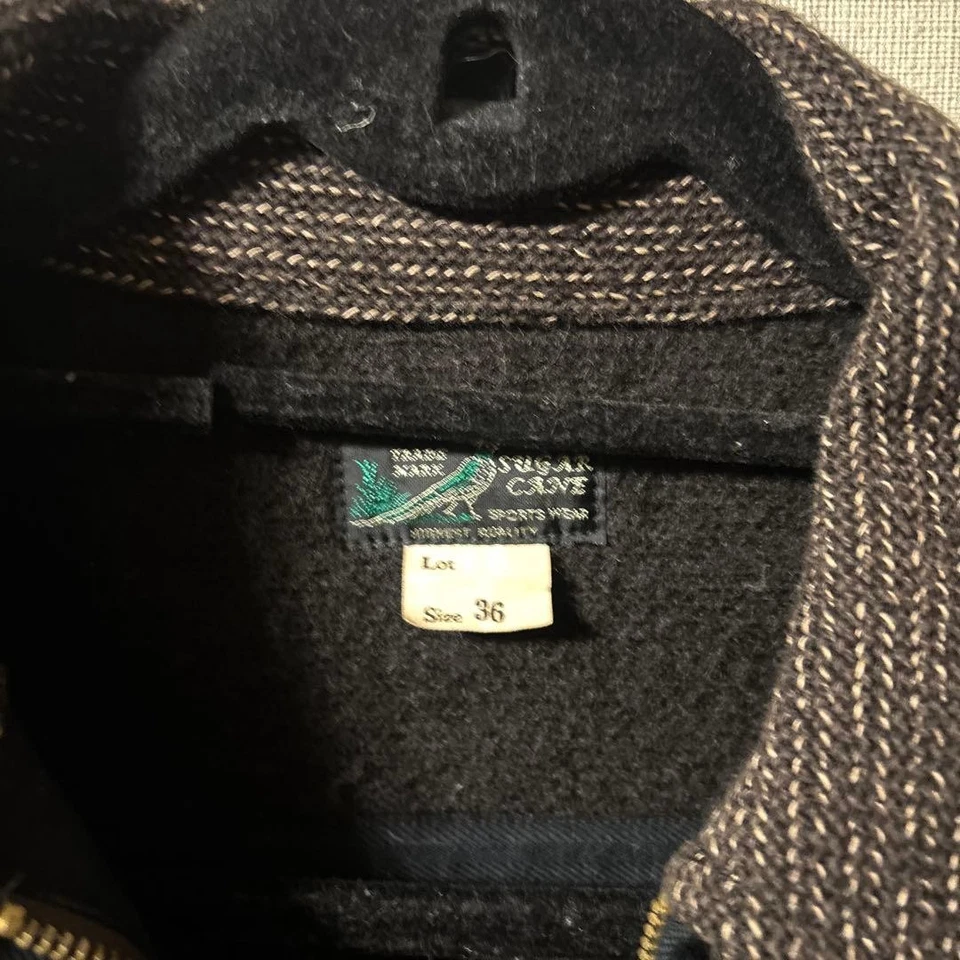 Chaqueta gris oscuro mezcla lana, hombre talla S Foto 4 de 4