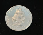 USS Constitution USA Eagle Honest Value 1oz .999 Fine Silver Round In Capsule