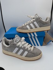 adidas Campus 00s Men's Suede Sneakers Gray/White HQ8707 Size 11.5M Used