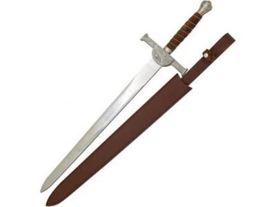 Medieval Warrior Macleod Scottish Sword 40 inch Ornate Broadsword & Sheath